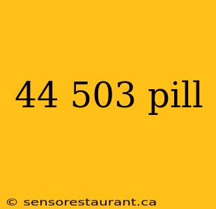 44 503 pill