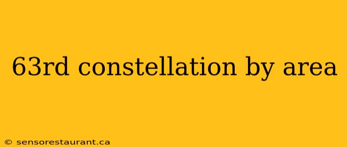 63rd constellation by area