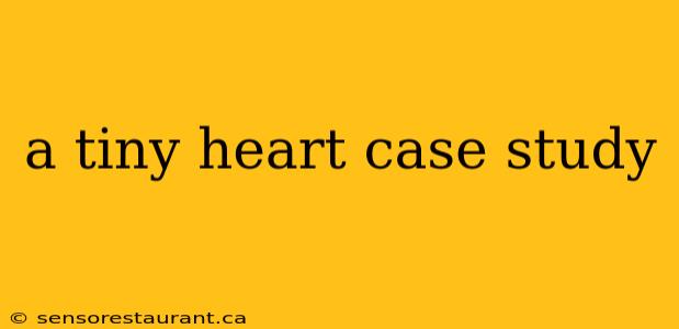 a tiny heart case study