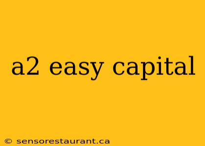 a2 easy capital