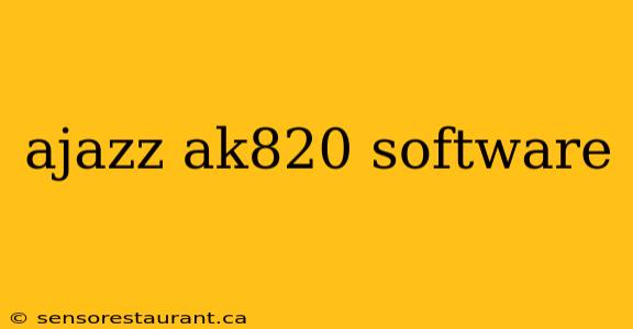 ajazz ak820 software