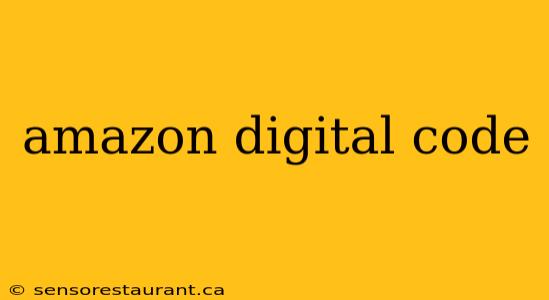 amazon digital code