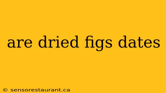 are dried figs dates