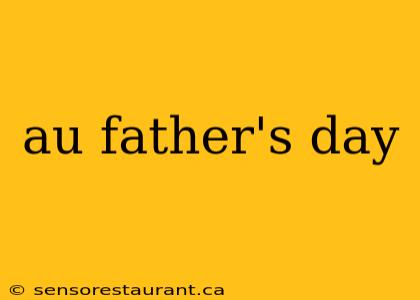 au father's day