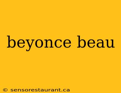 beyonce beau