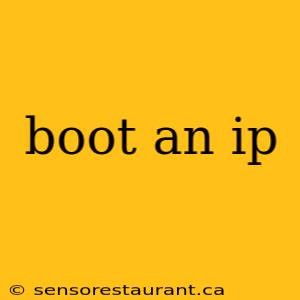 boot an ip