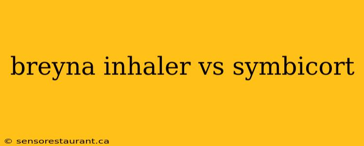 breyna inhaler vs symbicort