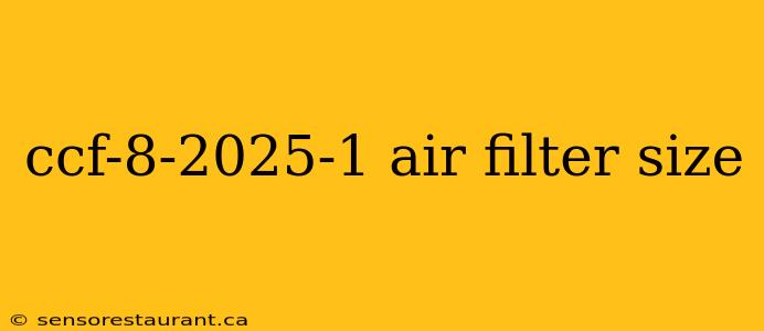 ccf-8-2025-1 air filter size