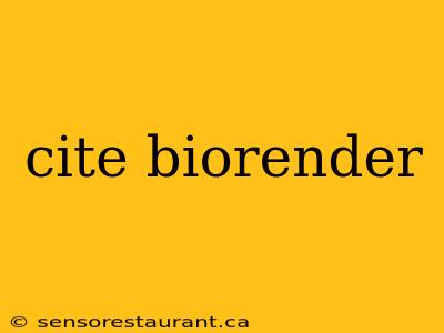 cite biorender