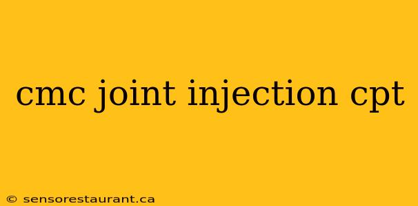 cmc joint injection cpt