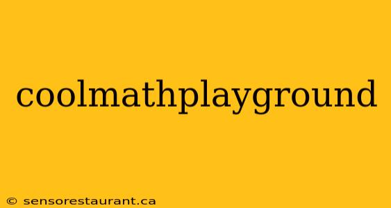 coolmathplayground