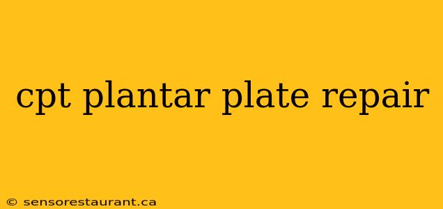 cpt plantar plate repair