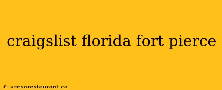 craigslist florida fort pierce