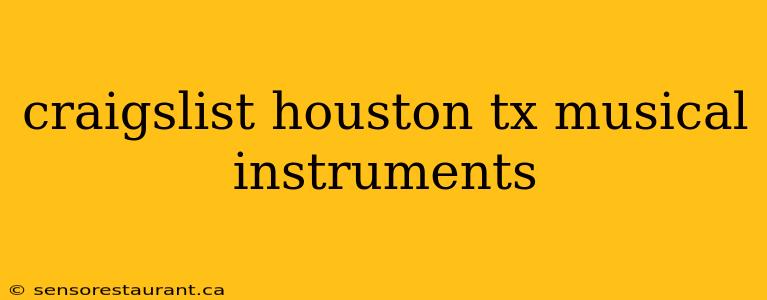 craigslist houston tx musical instruments