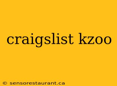 craigslist kzoo