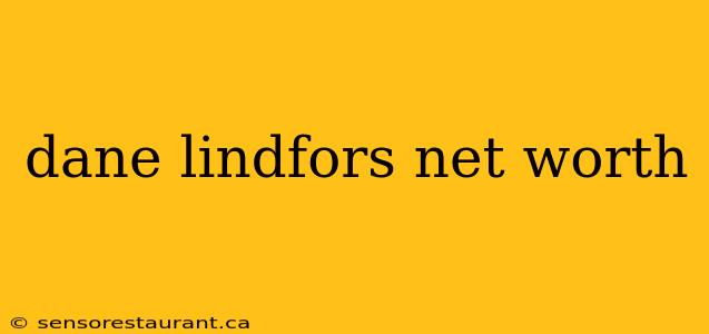 dane lindfors net worth