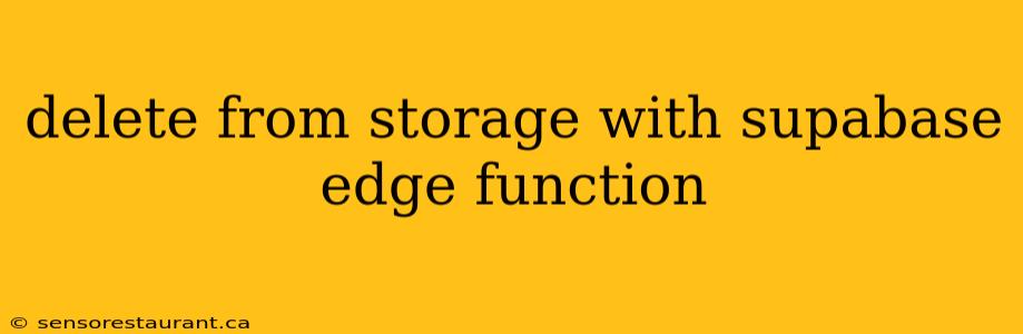 delete from storage with supabase edge function