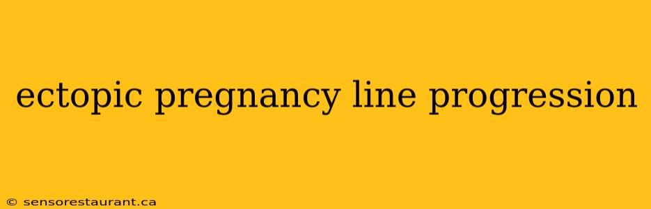 ectopic pregnancy line progression