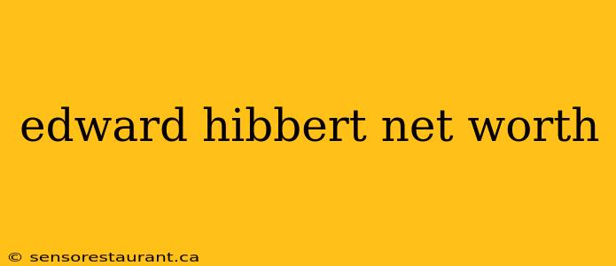 edward hibbert net worth