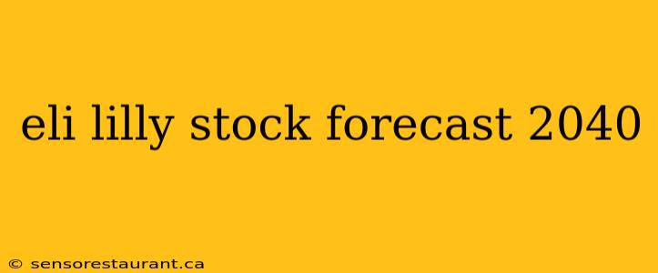 eli lilly stock forecast 2040