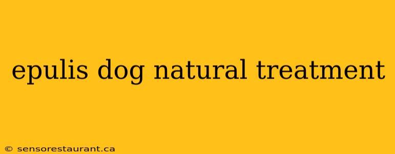 epulis dog natural treatment