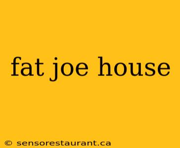 fat joe house