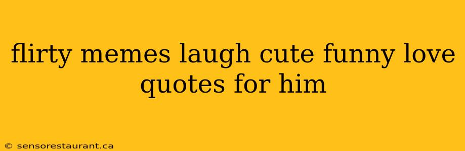 flirty memes laugh cute funny love quotes for him