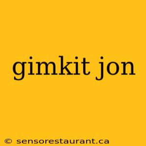 gimkit jon