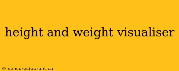 height and weight visualiser