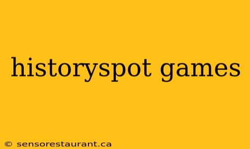 historyspot games