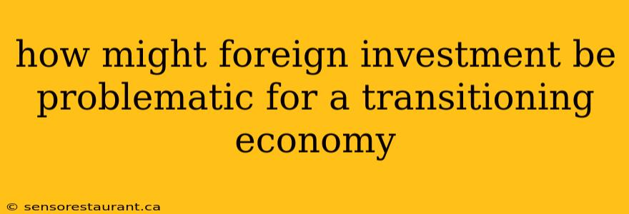 how might foreign investment be problematic for a transitioning economy