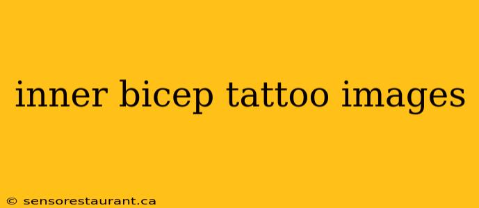 inner bicep tattoo images