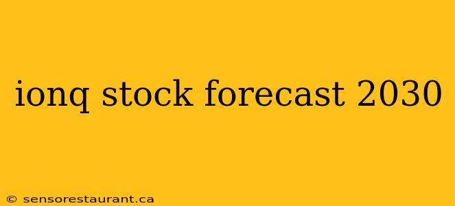 ionq stock forecast 2030