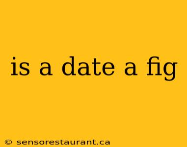 is a date a fig