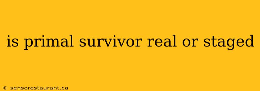 is primal survivor real or staged