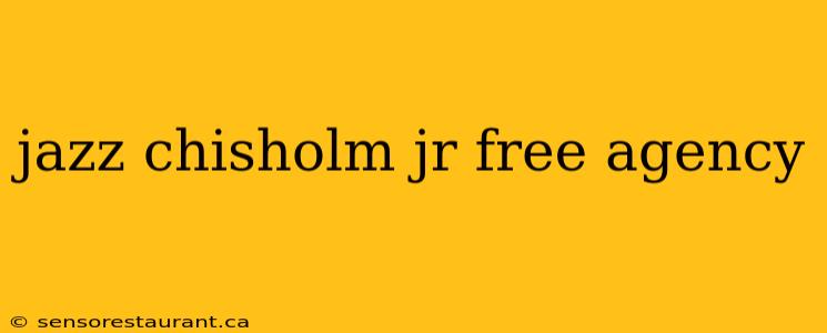 jazz chisholm jr free agency