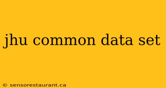 jhu common data set