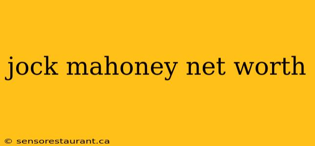 jock mahoney net worth