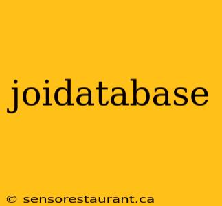 joidatabase