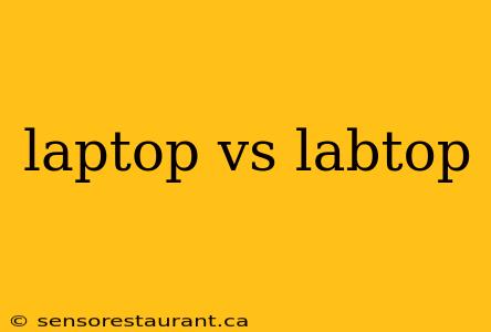 laptop vs labtop