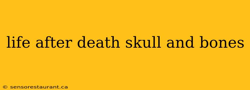 life after death skull and bones