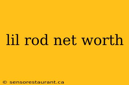 lil rod net worth