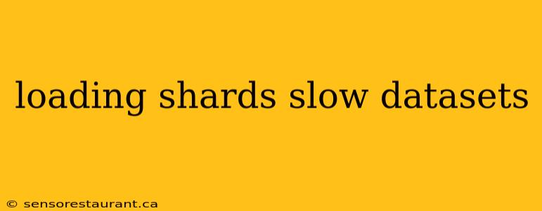 loading shards slow datasets