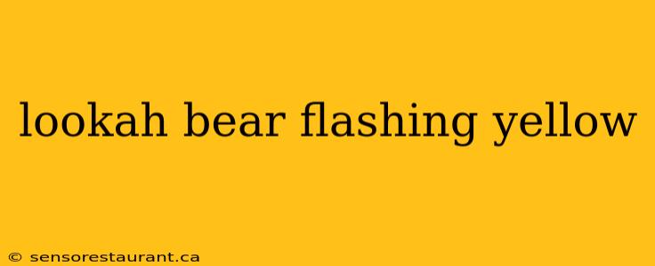 lookah bear flashing yellow