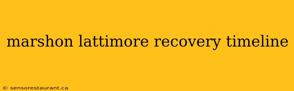 marshon lattimore recovery timeline