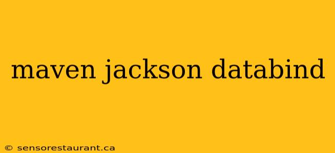 maven jackson databind