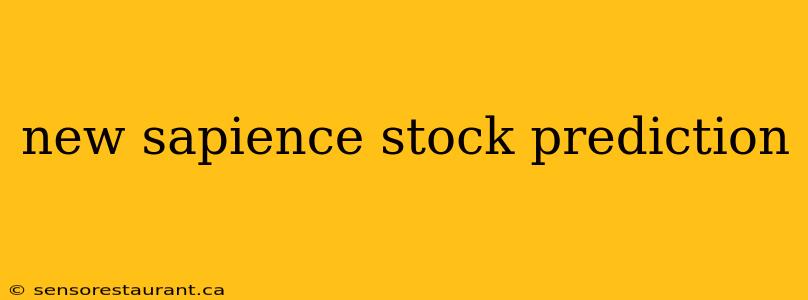 new sapience stock prediction