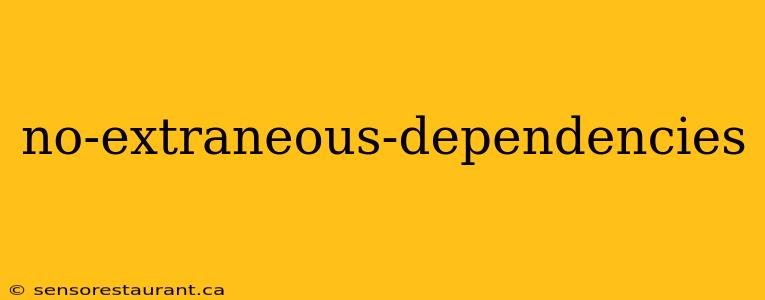 no-extraneous-dependencies