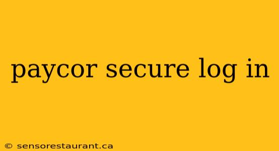 paycor secure log in