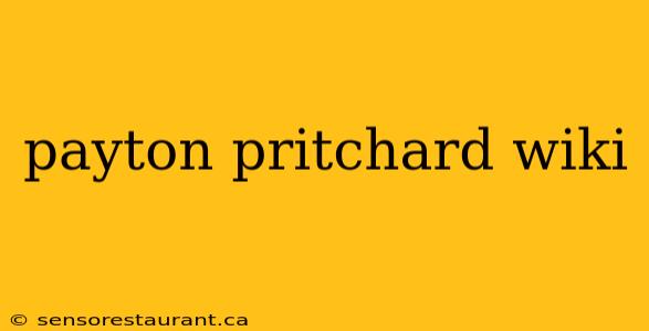 payton pritchard wiki